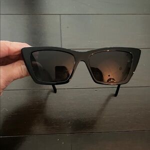 Black Cat-Eye Sunglasses